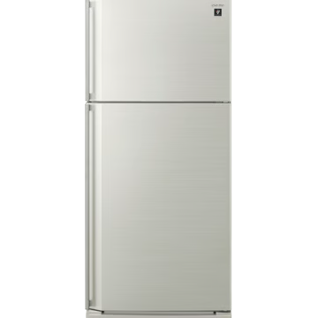 מקרר מקפיא עליון 587 ליטר נטו 3850 Sharp עם התקן שבת מובנה – גימור סילבר אחריות ע"י היבואן הרשמי